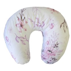 U Shape Nursing Pillow - Pink Bouquet