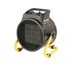220V Adjustable Portable Electric Fan Yellow Black