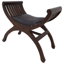 Brown Single Leather Kartini Sotran Dekorativ