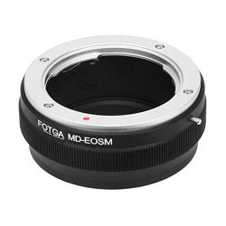 Focusfoto Fotga Adapter Ring For Minolta Md & Mc Lens To Canon Eos Ef-m Mount Mirrorless Camera Body M1 M2 M3 M5 M6 M10 M50 M100
