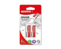 KE-20 Eraser White X2 On Blister