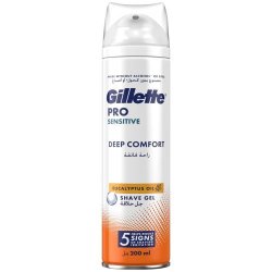 Gillette Pro Sensitive Shave Gel Deep Comfort 200ML
