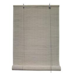 Roll Up Blind Inspire Bamboo Djibouti White 120X230CM