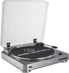 AUDIO TECHNICA AT-LP60 Fully Automatic Stereo Turntable System Silver