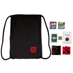 Official Dota 2: TI8 Swag Bag - Weekday Red