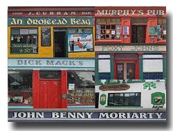 Ireland Irish Pubs Dingle Co. Kerry Textured Glass Cheese Board Cutting Board.