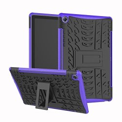 Case For Mediapad M5 10 10.8 Inch M5 Pro 10.8 Inch Dwaybox Hybrid Rugged Armor Hard Back Cover Case With Kickstand For Huawei Mediapad M5 10 10.8 Inch Purple