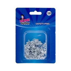 @home Safety Pins Silver 100PCS