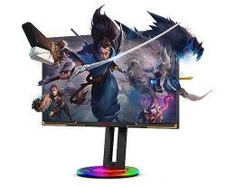 AOC Agon Lol Monitor Ips Panel 27" Qhd 2560 X 1440 170HZ In Game Lighting Effects 1MS G-sync Compatible 4 Year Warranty - -AG275QXL