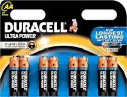 Duracell Ultra Power Aa Alkaline Batteries 8 Pack