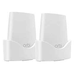 Stanstar Wall Mount For Netgear Orbi AC2200 RBK23 Whole Home Mesh Wifi System Sturdy Bracket Holder With Space Saving Orbi Router Wall Holder Without Messy