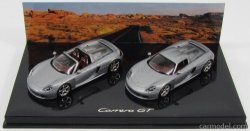 Minichamps Porsche Carrera GT Set - Silver Grey Metallic