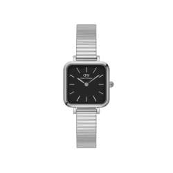 Quadro Studio Silver Black Dial Watch