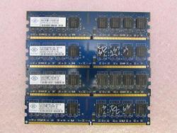 Nanya NT1GT64U8HB0BY-25D 4GB 4 X 1GB PC2-6400U DDR2 800 Nonecc Unbuff Memory Kit Renewed