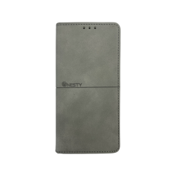Stylish Soft Suede 3 Slot Card Holder Flip Case For Iphone 14