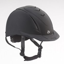 Ovation Deluxe Schooler Helmet Black-black Vents Medium large