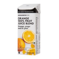 100 % Orange Juice Blend 200 Ml