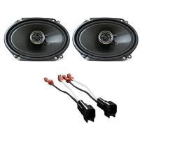 Pioneer TSG6845R 6 X 8 Inches 2-WAY 250W Car Speakers 1PAIR With 1PAIR Metra Ford Speaker Harness 1998-UP