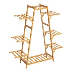 PPS-001-8 Eco Bamboo-wood Plant Pot STAND-8 Tiers