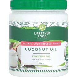 LIFESTYLE FOOD Organic Cold Pressed Virgin Coconut Oil 1L