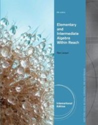 Elementary And Intermediate Algebra Paperback 6th International Edition