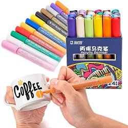 Deals on STA1000-24 Sta Acrylic Paint Markers Medium Point Art