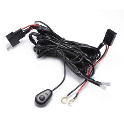 Universal Harness Kit DC12V 30A Rated Automotive Relay On Off Switch With Two Way Tape