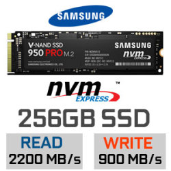 Samsung 950 Pro M.2 256GB NVMe Solid State Drive
