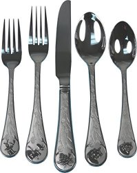 River's Edge Products 20PIECE Outdoor Ss Flatware Set