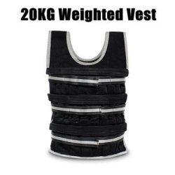 RunNing 5-20KG Equipment Weight-bearging Vest Empty Vest Fitness Weightlifting Trai