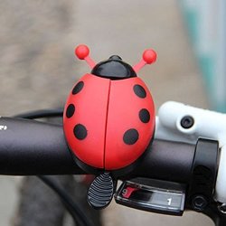 Bicycle Bell Ringer - Cute Ladybug Bicycle Bell Ringer For Kids Red