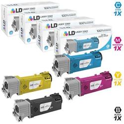 LD Products Ld Compatible Toner Cartridge Replacements For Xerox Phaser 6500 High Yield 1 Black 1 Cyan 1 Magenta 1 Yellow 4-PACK