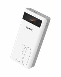 Romoss Sense 8P+ 30000MAH Type-c Pd Portable Charger 18W Fast Charge Power Bank With Power Input Max 3A Output Compatible With Iphone Ipad Samsung