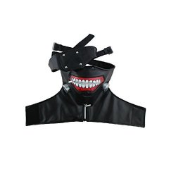 Harry Halloween Mask Cosplay Tokyo Ghoul Zipper Mask Black
