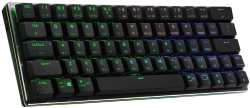 Cooler Master SK622 Rgb Bluetooth wireless Keyboard Brushed Aluminum 60% Portable Layout Low Profile Mechanica