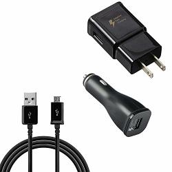 Adaptive Fast 15W Kit For Nokia 3310 With Quick Charge Wall+car+microusb Cable Gives 2X Faster Charging Black