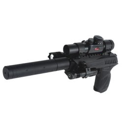 Gamo Pt 85 Tactical Air Pistol 4 5mm Red Dot Laser Light Reviews Online Pricecheck