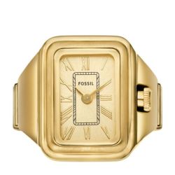 Fossil Raquel Ring Two-hand Gold-tone Stainless Steel Women's Watch ES5343
