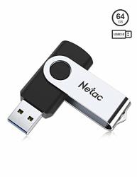 Netac 64GB USB 3.0 Flash Drive USB Stick Speed Up To 90MB S Thumb Drive Rotataed Design Memory Stick For PC LAPTOP PS4 EXTERNAL Storage Data Jump Drive