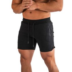 Men's Gym Shorts Ventilation Versatile Sports Solid Breathable Shorts