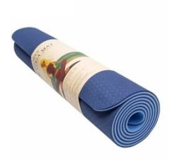 Yoga Mat - Gym Accessory - Navy & Light Blue
