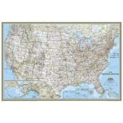 United States Classic Poster Size Wall Map tubed