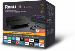 ROKU Ultra HD 4K HDR Streaming Media Player Ow Includespremium Jbl Headphones