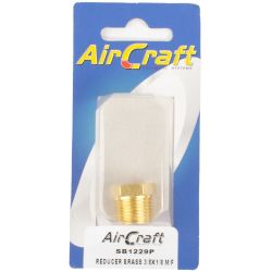 AirCraft Reducer Brass 3 8X1 8 M f Conical 1PC Pack