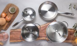 Brabantia Amsterdam Stainless Steel Cookware Set 7PC