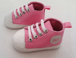 Baby High-top Shoes - Baby Pink