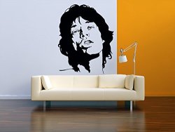 Wall Decals Mick Jagger The Rolling Stones Stickers Mural Vinyl M0235