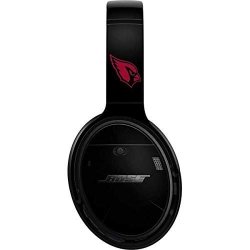 Skinit Decal Audio Skin For Bose Quietcomfort 35 Headphones - Officially Licensed Nfl Arizona Cardinals Black Performance Series Design