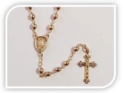 18KT Gold Filled 4MM Rosary