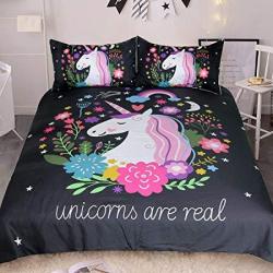 Deals On Unicorn Sleepwish Bedding 3 Piece Flower Girl Bedding Set
